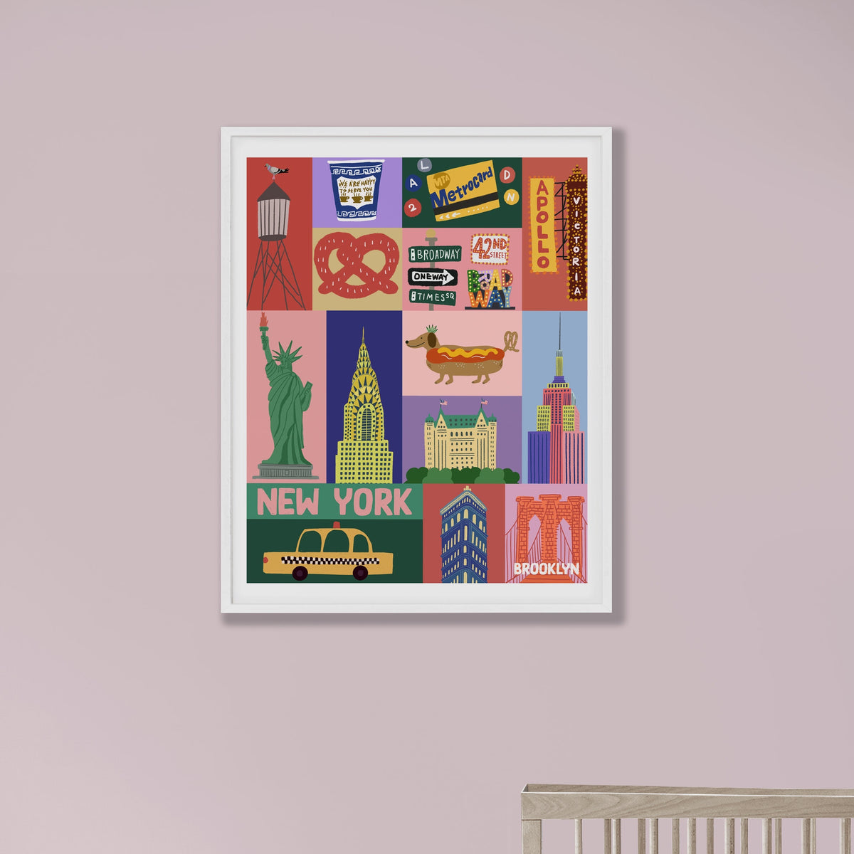 NYC art print/New York illustration /new york print wall art/art print ...